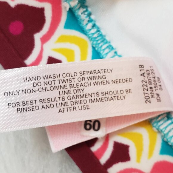 Victoria's Secret Small Beach Sexy Turquoise Caribe Floral Boho Bikini Swim Suit - Picture 11 of 16